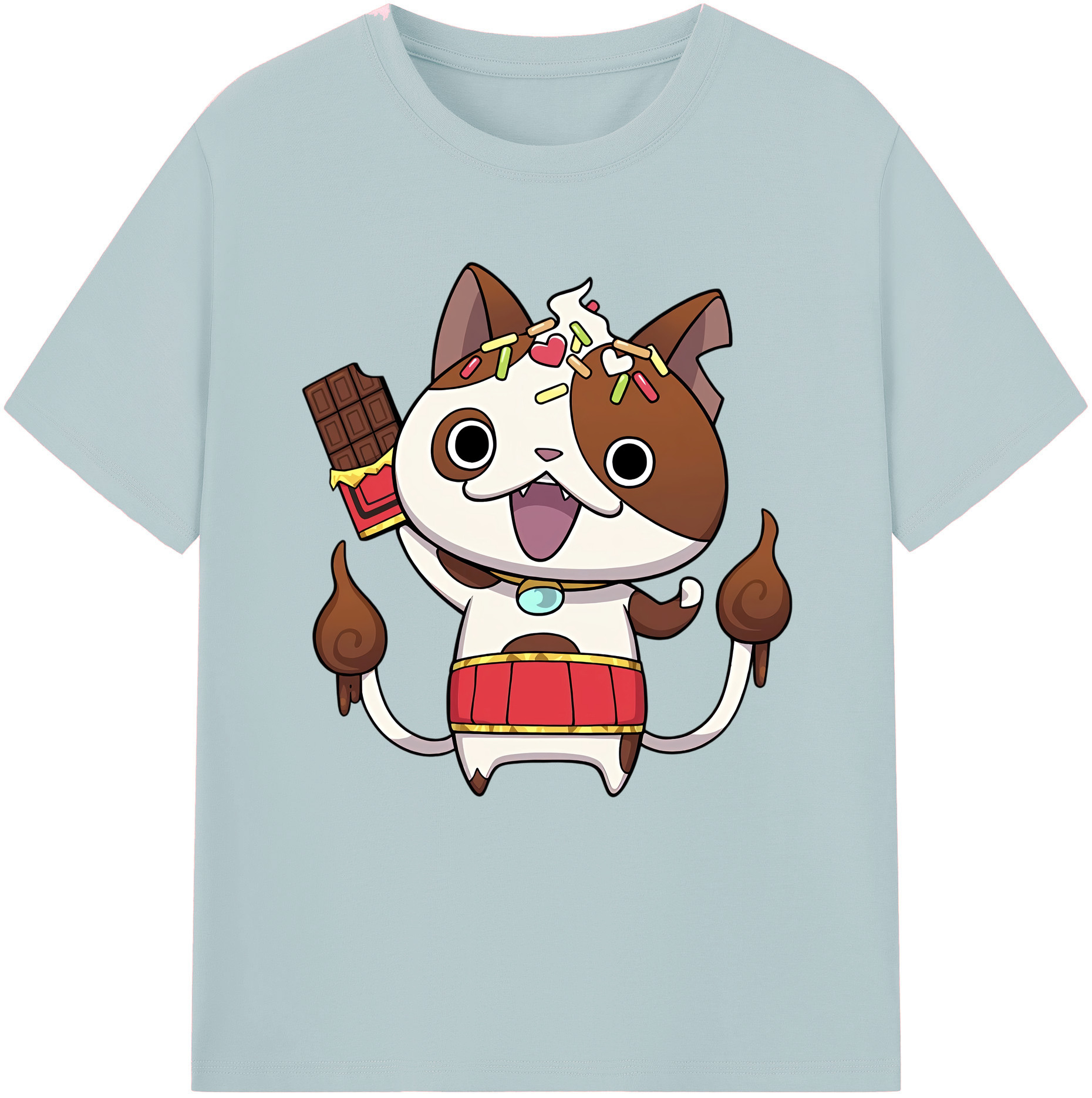 （画像用） 妖怪ウォッチ Yo-kai Watch 綿100％半袖Tシャツ（フロントプリント）